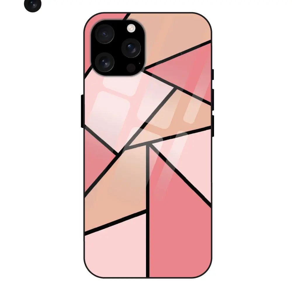 'Triangles - Glass Case For Apple iPhone 16 Pro
