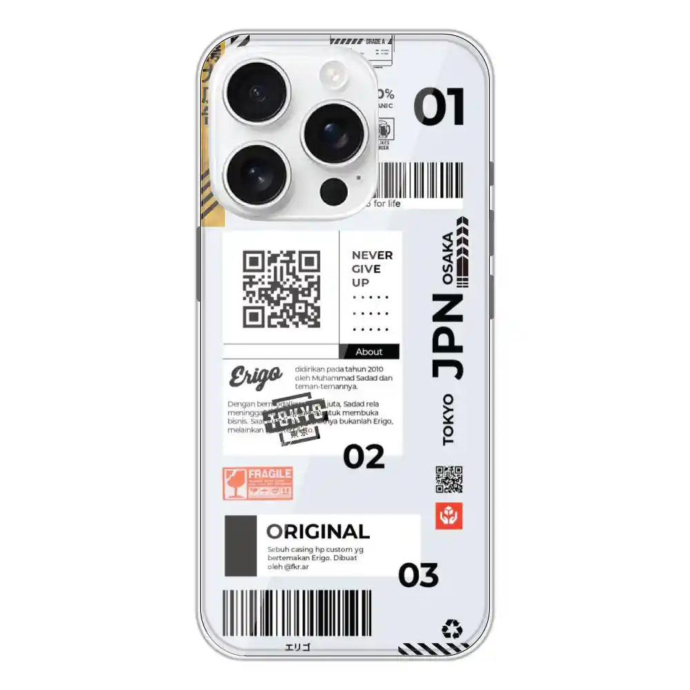 Barcode Labels - Silicone Case For Apple iPhone Models apple iphone 16 Pro