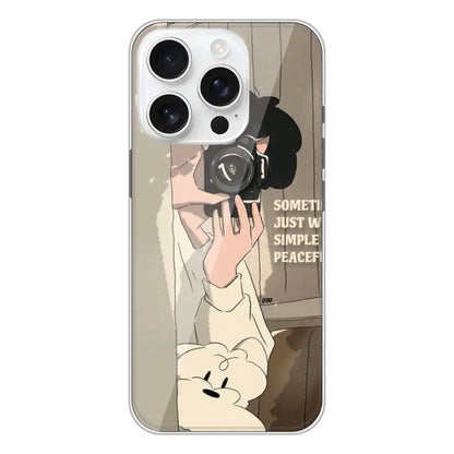 Photographer - Printed Silicone Case For Apple iPhone 16 Pro