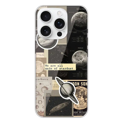 Planets - Printed Silicone Case For Apple iPhone 16 Pro