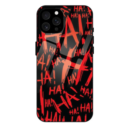 'Ha ! - Glossy Metal Silicone Case For Apple iPhone 16 Pro