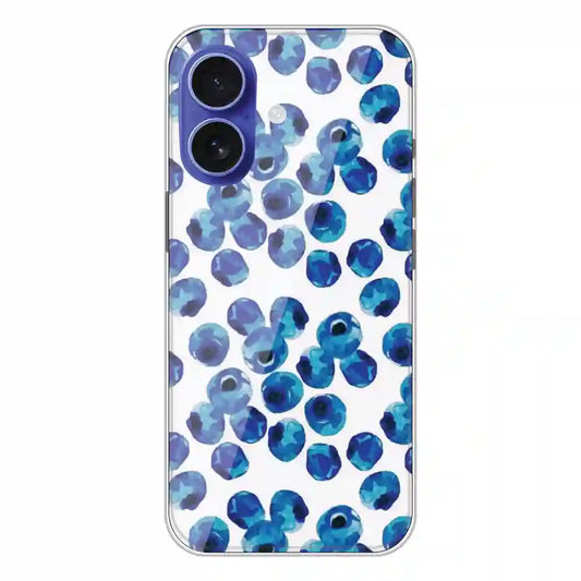Blueberries - Printed Silicone Case For Apple iPhone 16