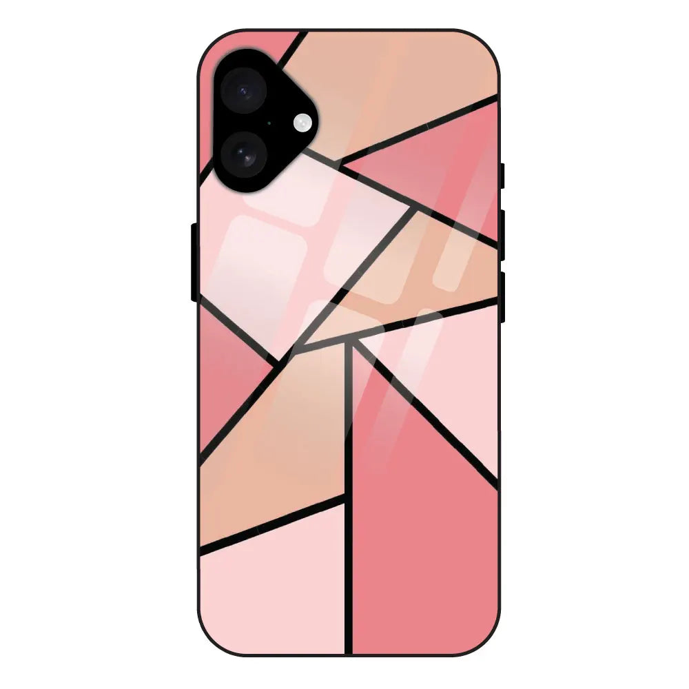 'Triangles - Glass Case For Apple iPhone 16