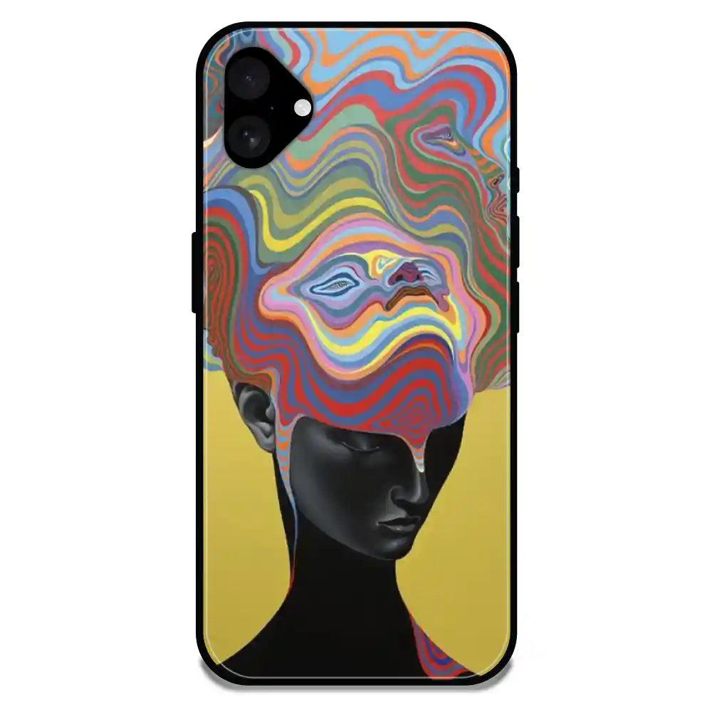 'Explosion - Glossy Metal Silicone Case For Apple iPhone 16