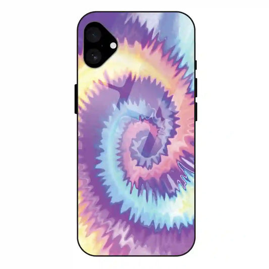 'Unicorn Tie Dye - Glass Case For Apple iPhone 16