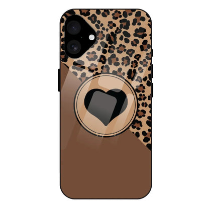 'Black Heart - Glass Case For Apple iPhone 16