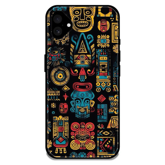 'Crepe Pattern - Glossy Metal Silicone Case For Apple iPhone 16