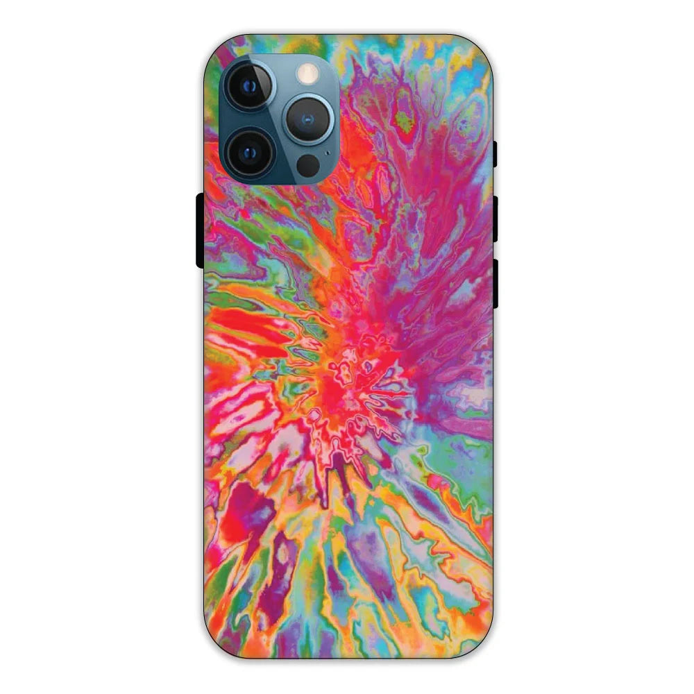 Orange Splash Tie Dye Hard Case Apple iPhone 11 Pro Models