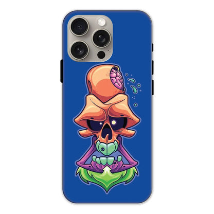 Psychedelic Skull Hard Case Apple iPhone 15 Pro Max Models