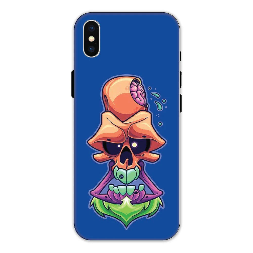 Psychedelic Skull Hard Case Apple iPhone XS Max Models