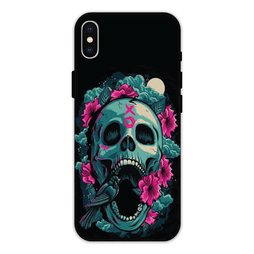 Skeleton Rose Hard Case Apple iPhone XS Models