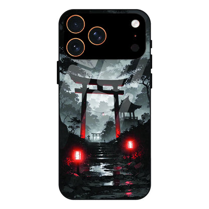  Midnight Torii Forest - Glass Case For Apple iPhone 17 Pro