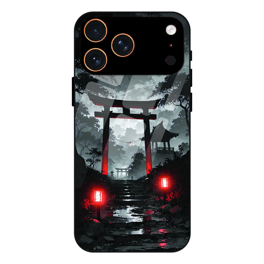  Midnight Torii Forest - Glass Case For Apple iPhone 17 Pro