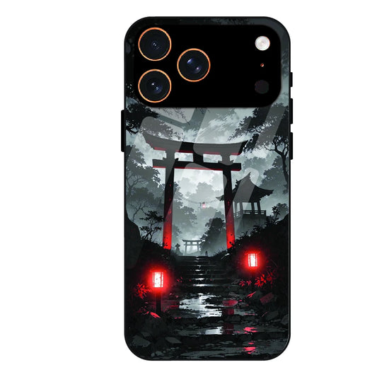  Midnight Torii Forest - Glass Case For Apple iPhone 17 Pro Max
