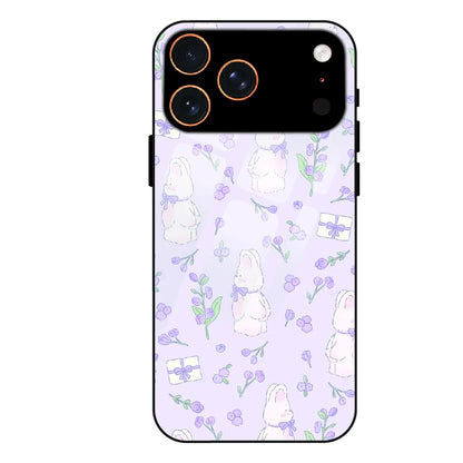 Lavender Bunny Gifts - Glass Case For Apple iPhone 17 Pro Max