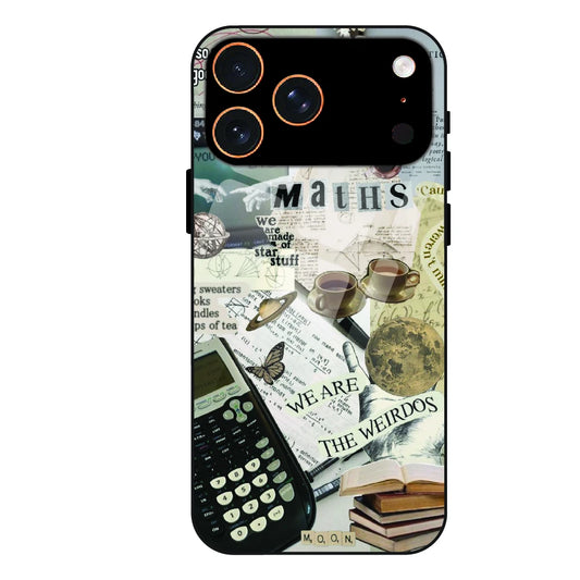 Study Vibes Maths - Glass Case For Apple iPhone 17 Pro Max