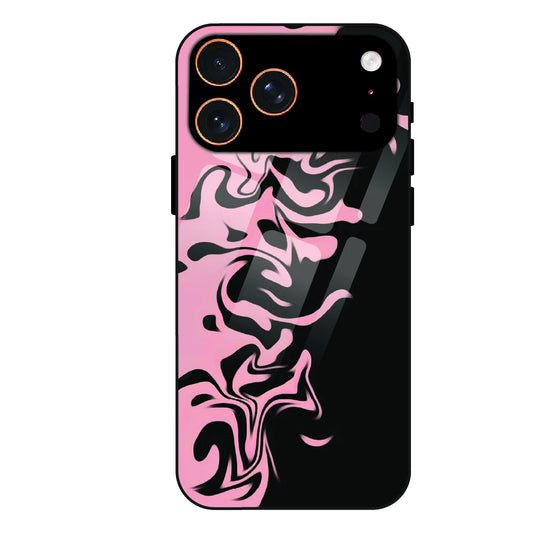Blush Noir Marble - Glass Case For Apple iPhone 17 Pro Max