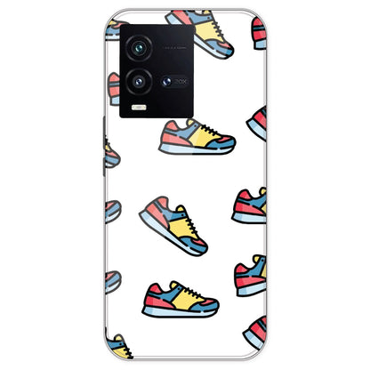 Sneakers - Clear Printed Silicone Case For IQOO 10