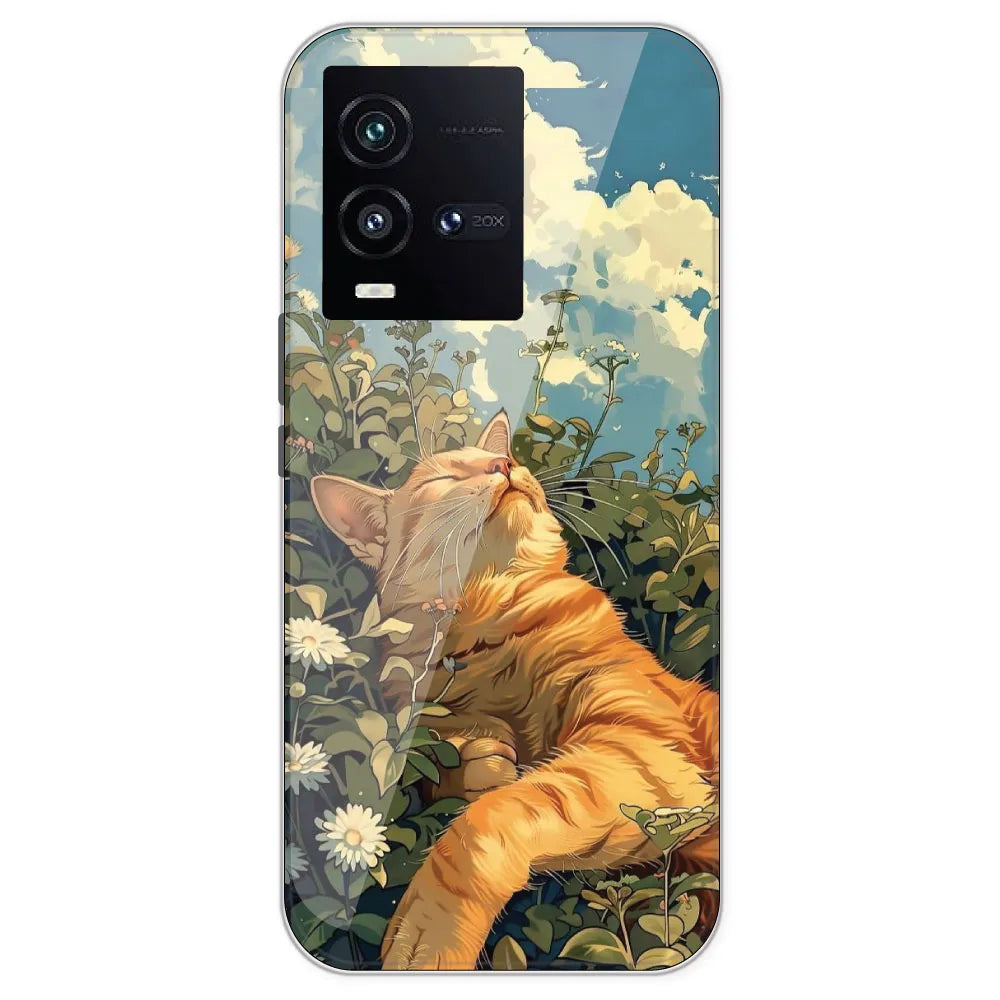 Garfield Sleeping - Printed Silicone Case For IQOO 10