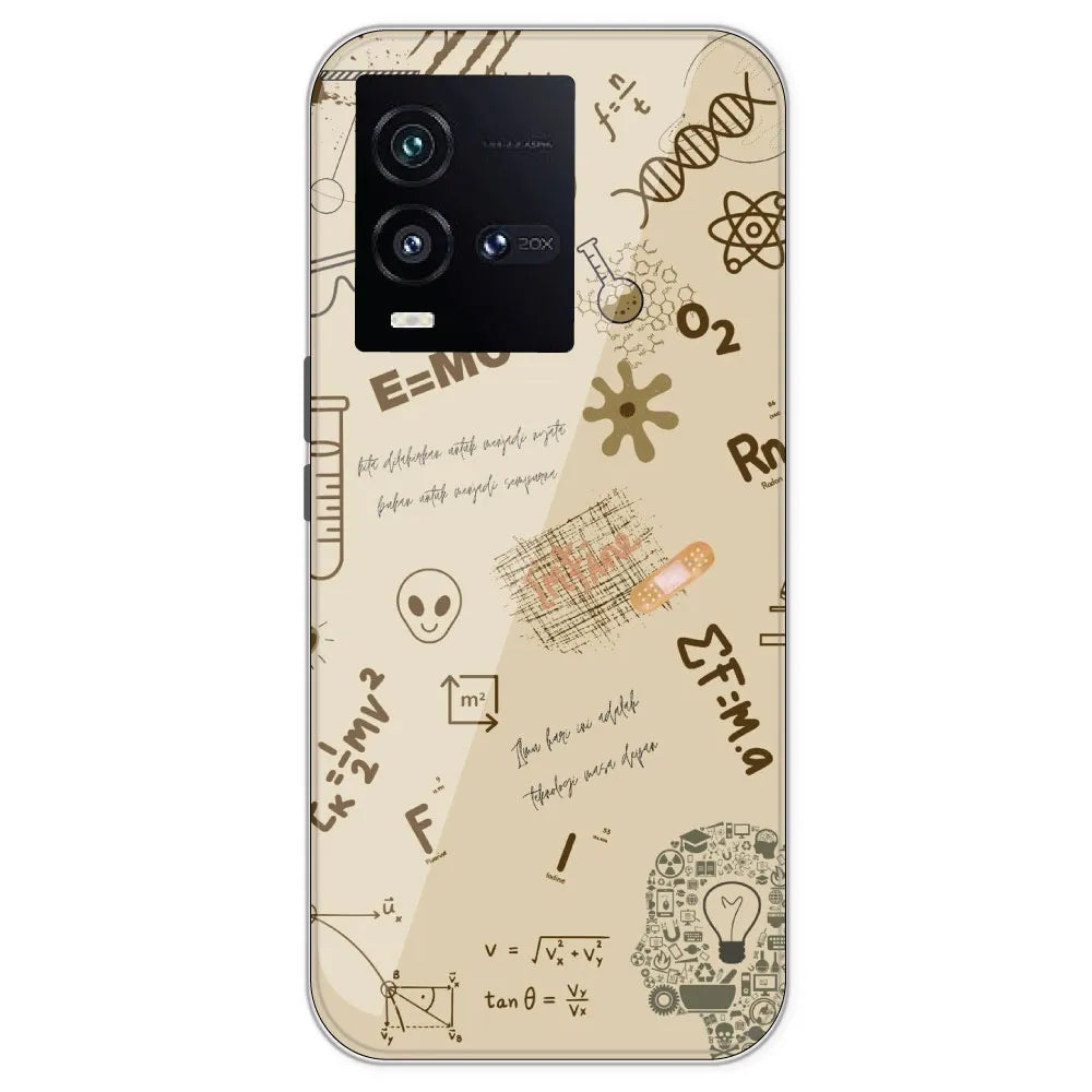 Physics Collage - Printed Silicone Case For IQOO 10
