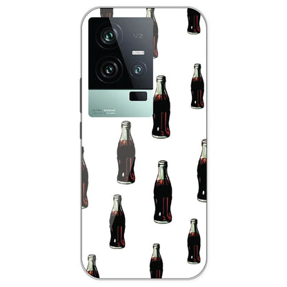 Soft Drinks - Clear Printed Silicone Case For IQOO 11