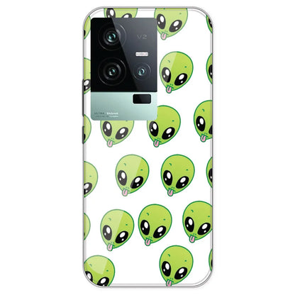 Alien - Clear Printed Silicone Case For IQOO 11