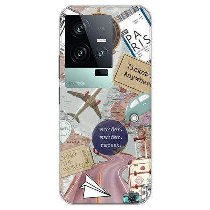 Travel Collage - Printed Silicone Case For IQOO 11