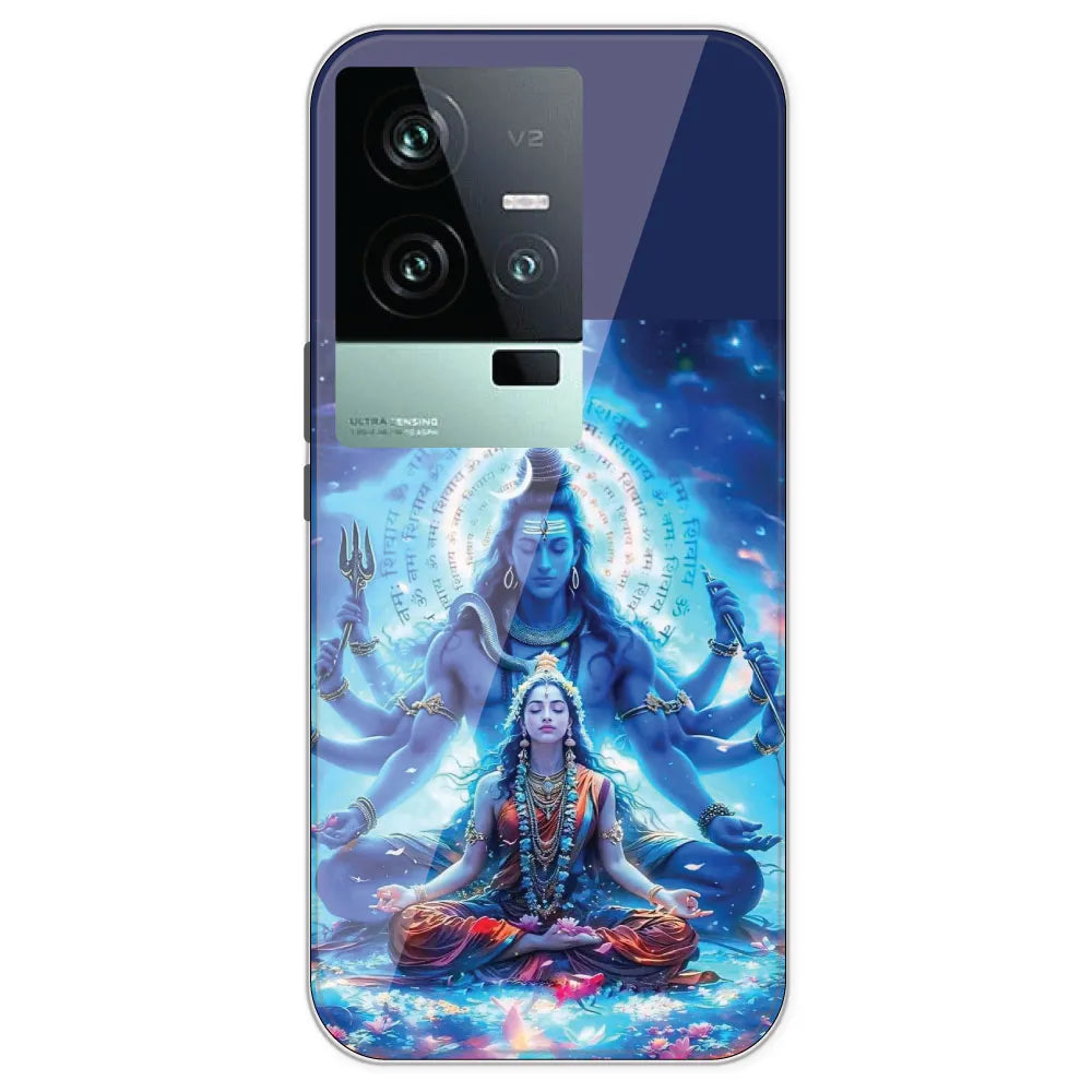 Shiv Parvati - Printed Silicone Case For IQOO 11
