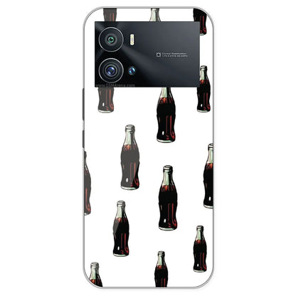 Soft Drinks - Clear Printed Silicone Case For IQOO 9 Pro