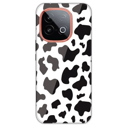 Cow Print - Clear Printed Silicone Case For IQOO Neo 10