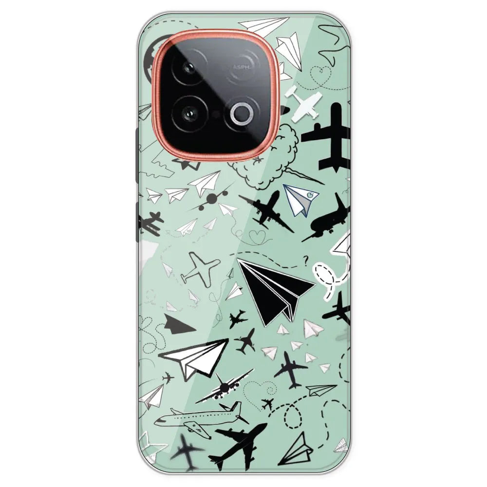 Planes - Printed Silicone Case For IQOO Neo 10