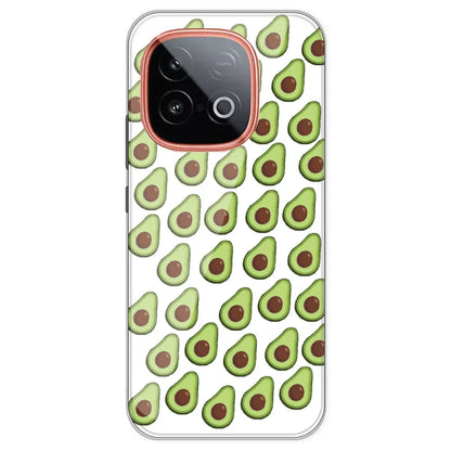 Avocado - Clear Printed Silicone Case For IQOO Neo 10