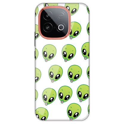 Alien - Clear Printed Silicone Case For IQOO Neo 10