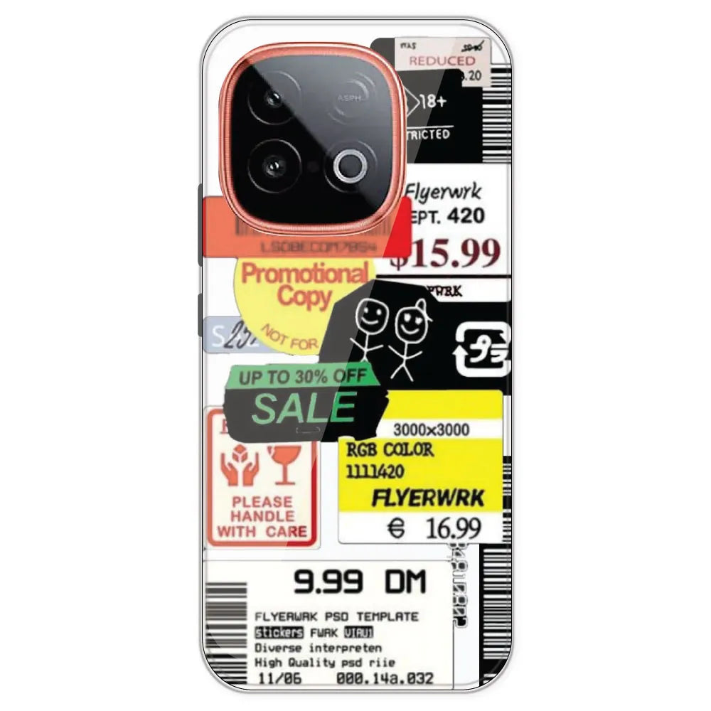 Sales - Clear Printed Silicone Case For IQOO Neo 10