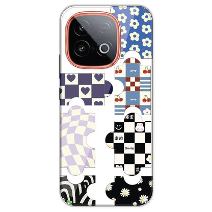 Aesthetic Puzzle - Clear Printed Silicone Case For IQOO Neo 10