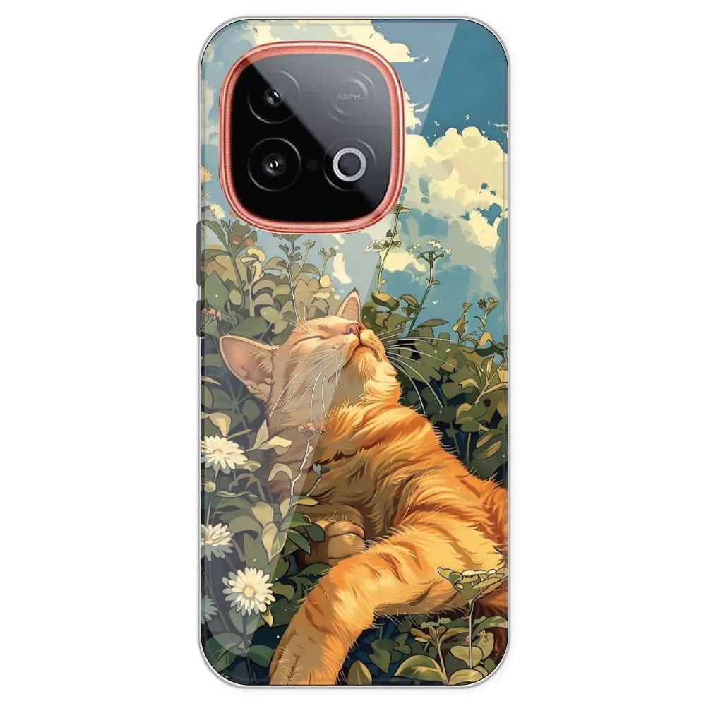 Garfield Sleeping - Printed Silicone Case For IQOO Neo 10
