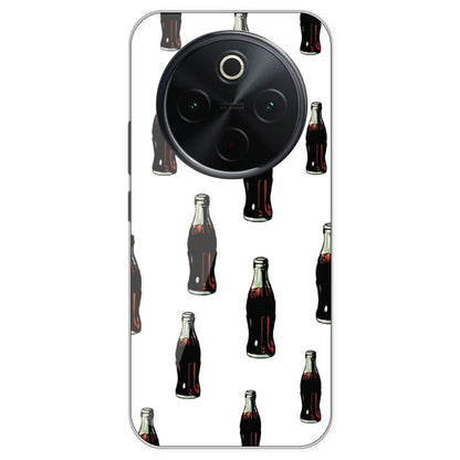 Soft Drinks - Clear Printed Silicone Case For IQOO Z10