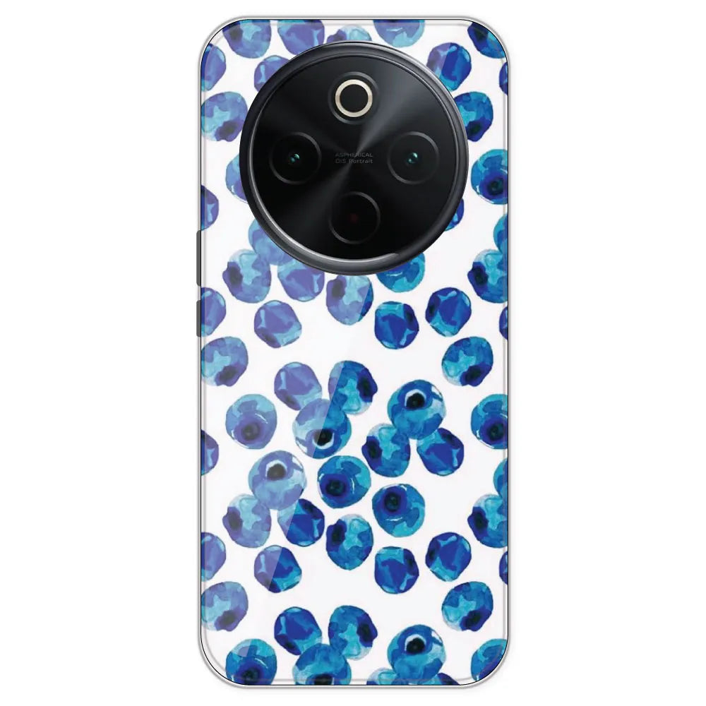 Blueberries - Printed Silicone Case For IQOO Z10