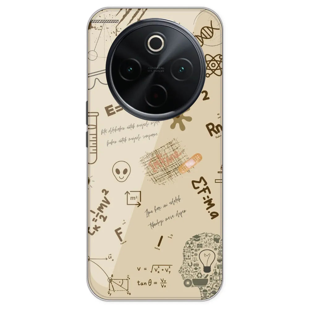 Physics Collage - Printed Silicone Case For IQOO Z10