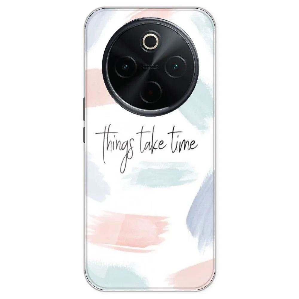 Things Take Time - Printed Silicone Case For IQOO Z10