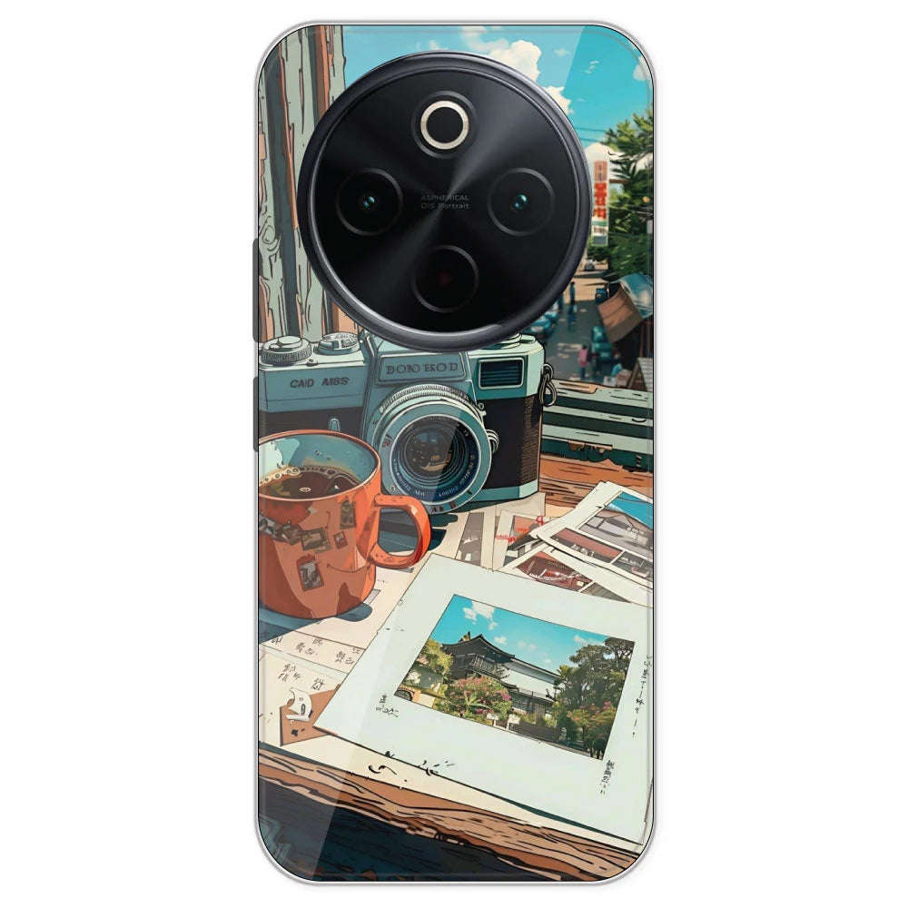 Vintage Camera - Printed Silicone Case For IQOO Z10
