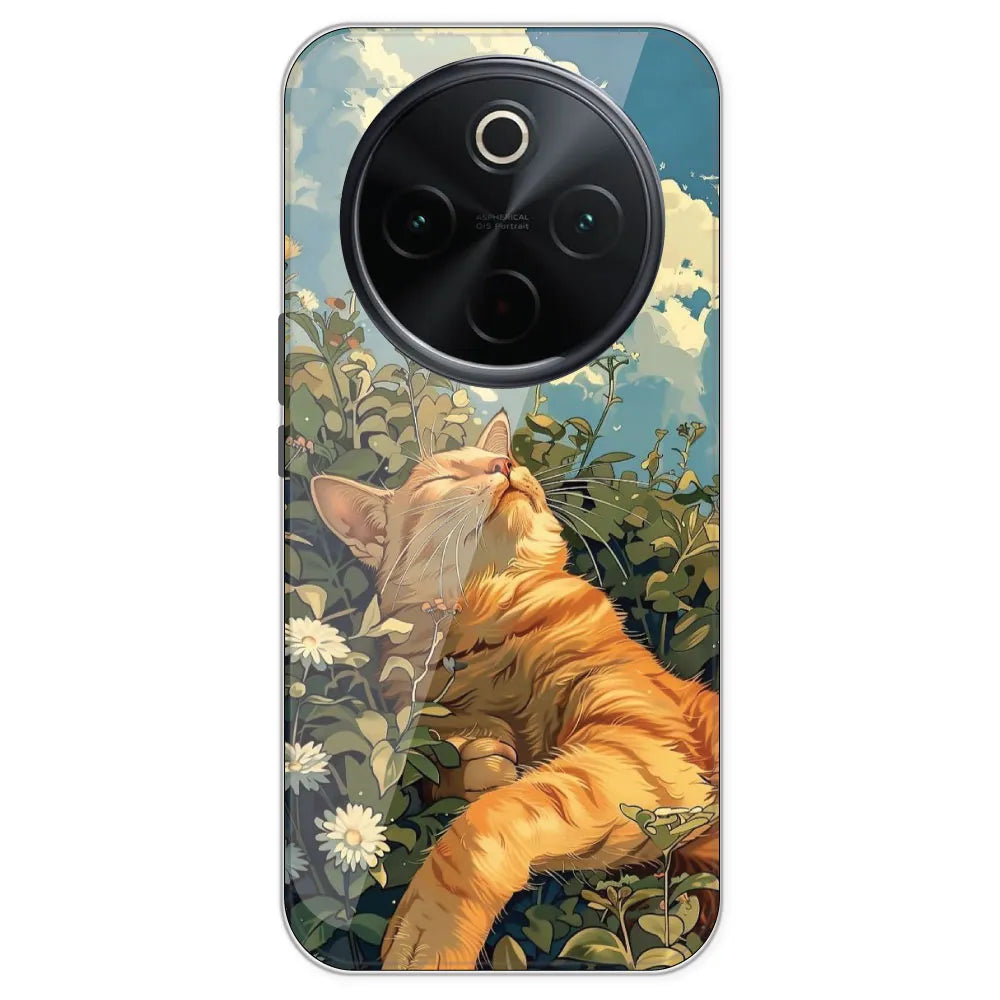 Garfield Sleeping - Printed Silicone Case For IQOO Z10