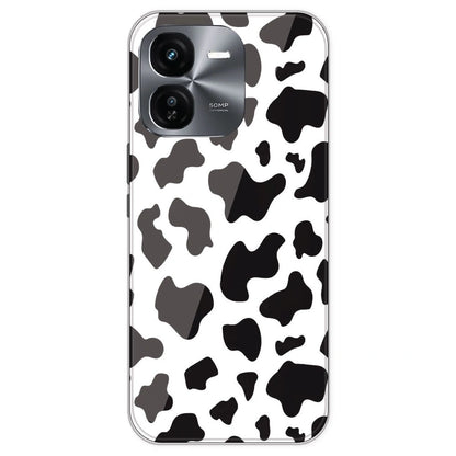 Cow Print - Clear Printed Silicone Case For IQOO Z9X