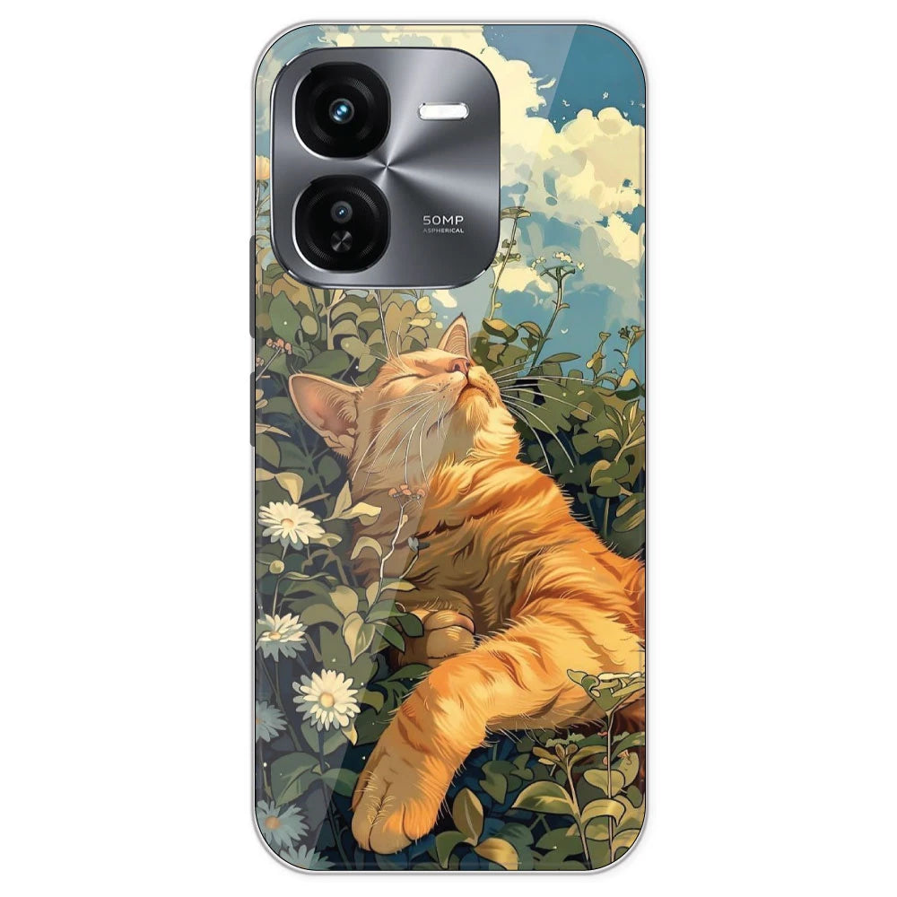 Garfield Sleeping - Printed Silicone Case For IQOO Z9X