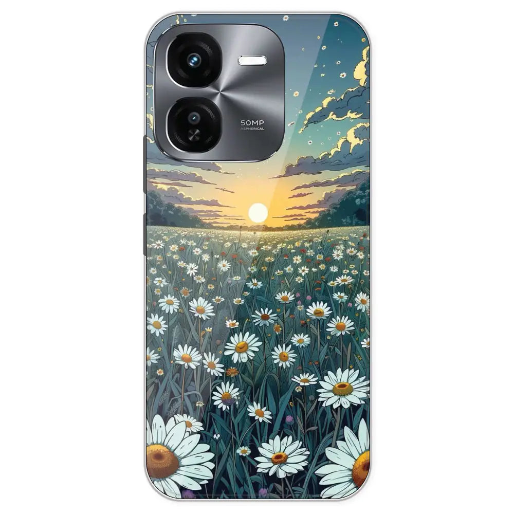 Daisy Sunset - Printed Silicone Case For IQOO Z9X