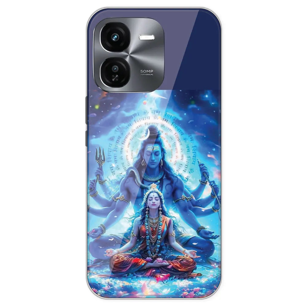Shiv Parvati - Printed Silicone Case For IQOO Z9X