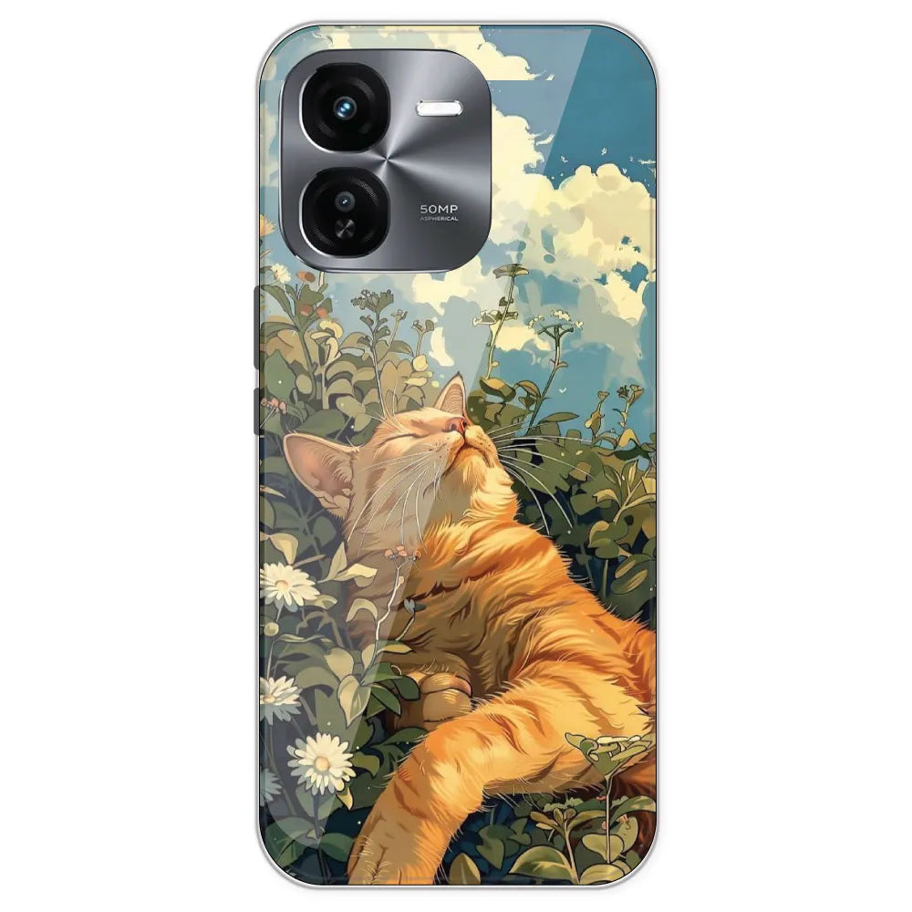 Garfield Sleeping - Printed Silicone Case For IQOO Z9X