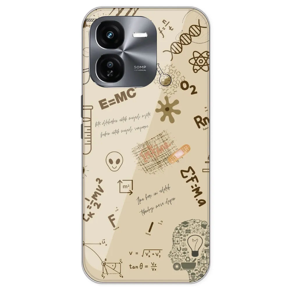 Physics Collage - Printed Silicone Case For IQOO Z9X