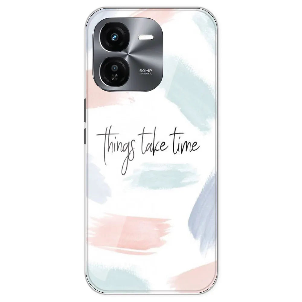 Things Take Time - Printed Silicone Case For IQOO Z9X