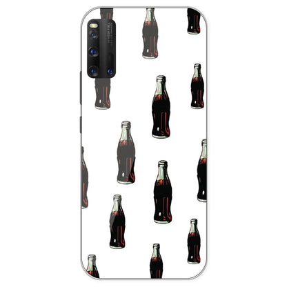 Soft Drinks - Clear Printed Silicone Case For IQOO 3